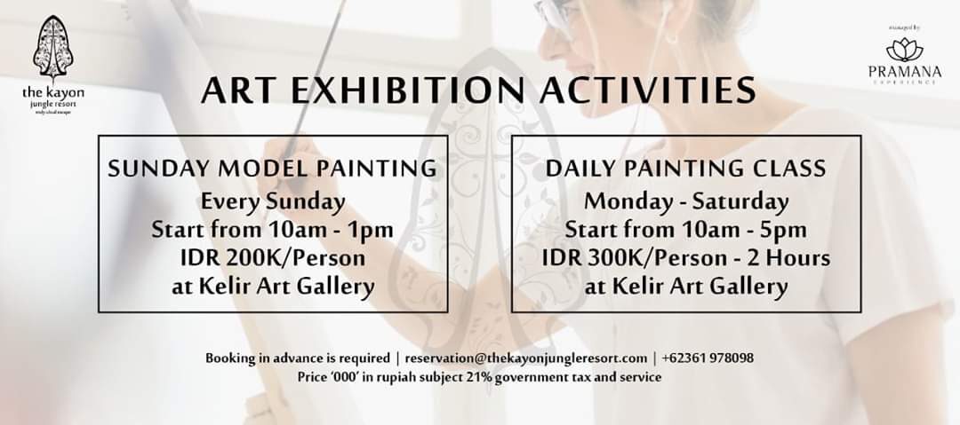 LUXURY Art Exhibition at The Kayon Jungle Resort